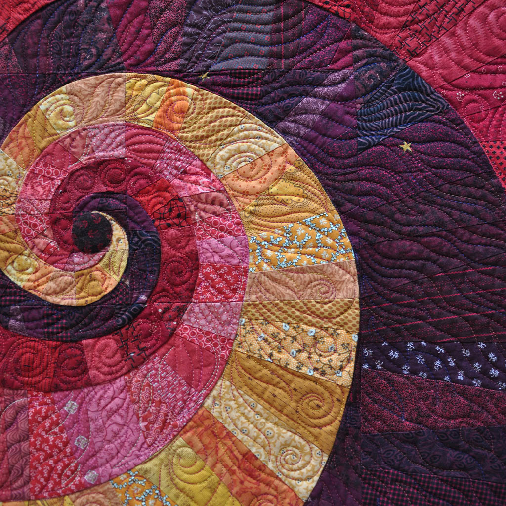 Firestorm - Art Quilts - Copyright Margaret McDonald
